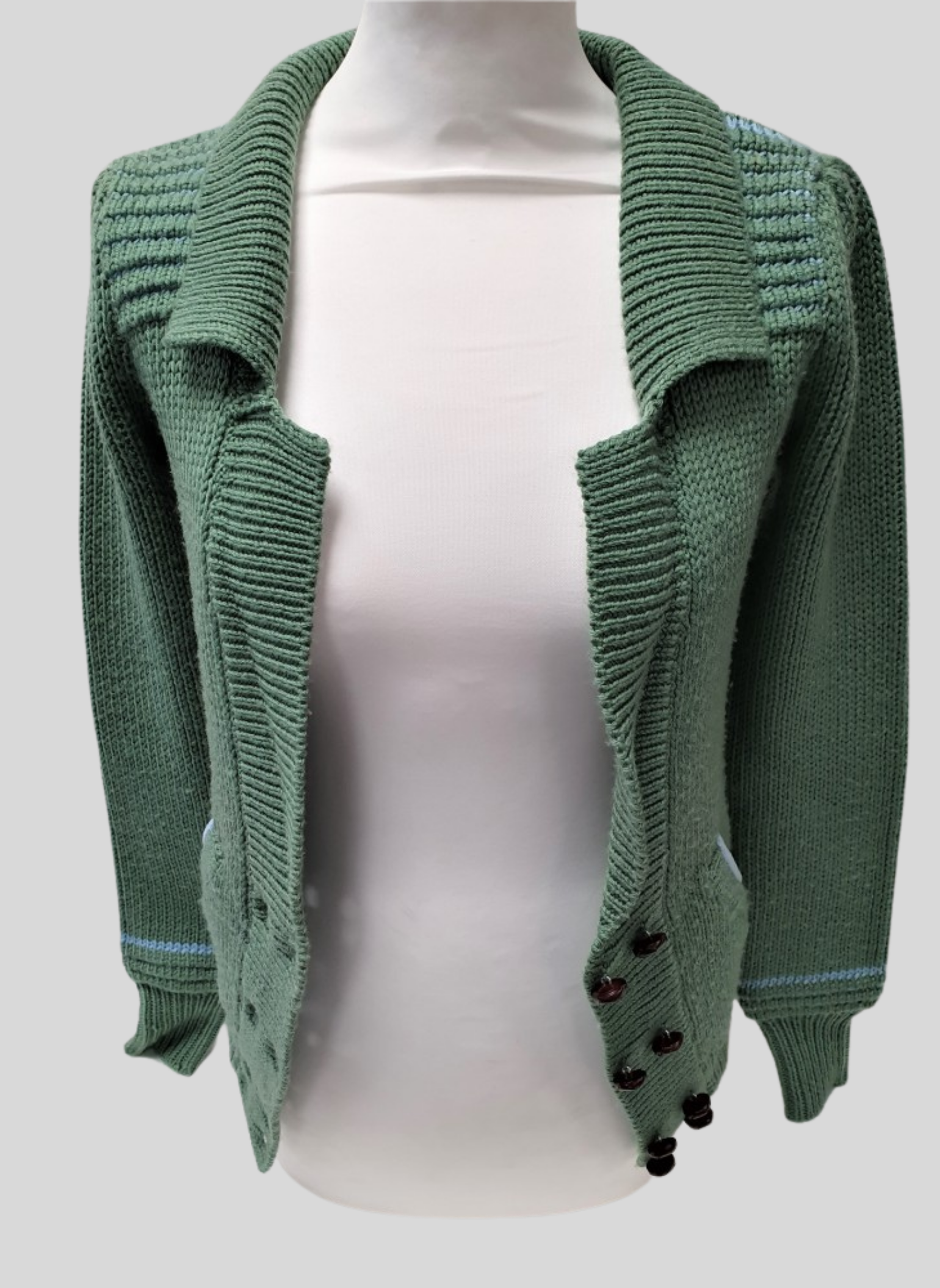 Chaqueta de Lana Verde