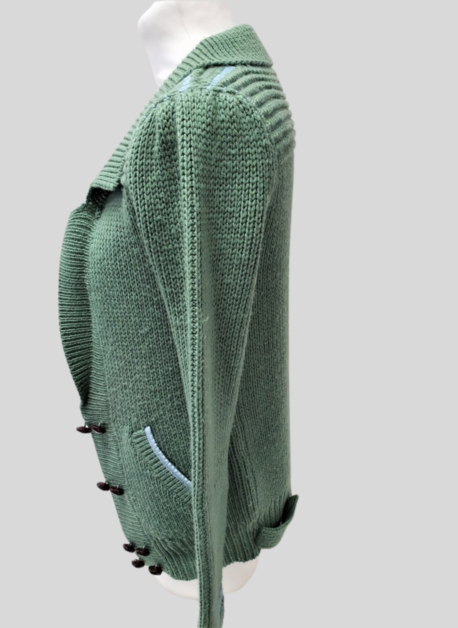 Chaqueta de Lana Verde