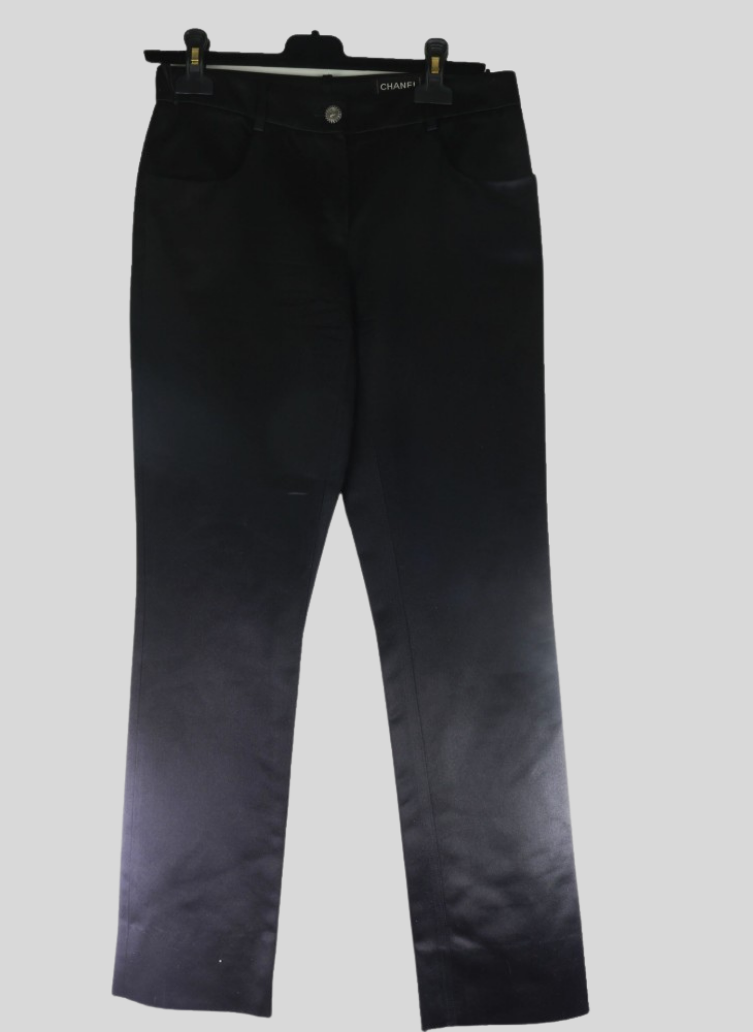 Pantalón de Seda Negro