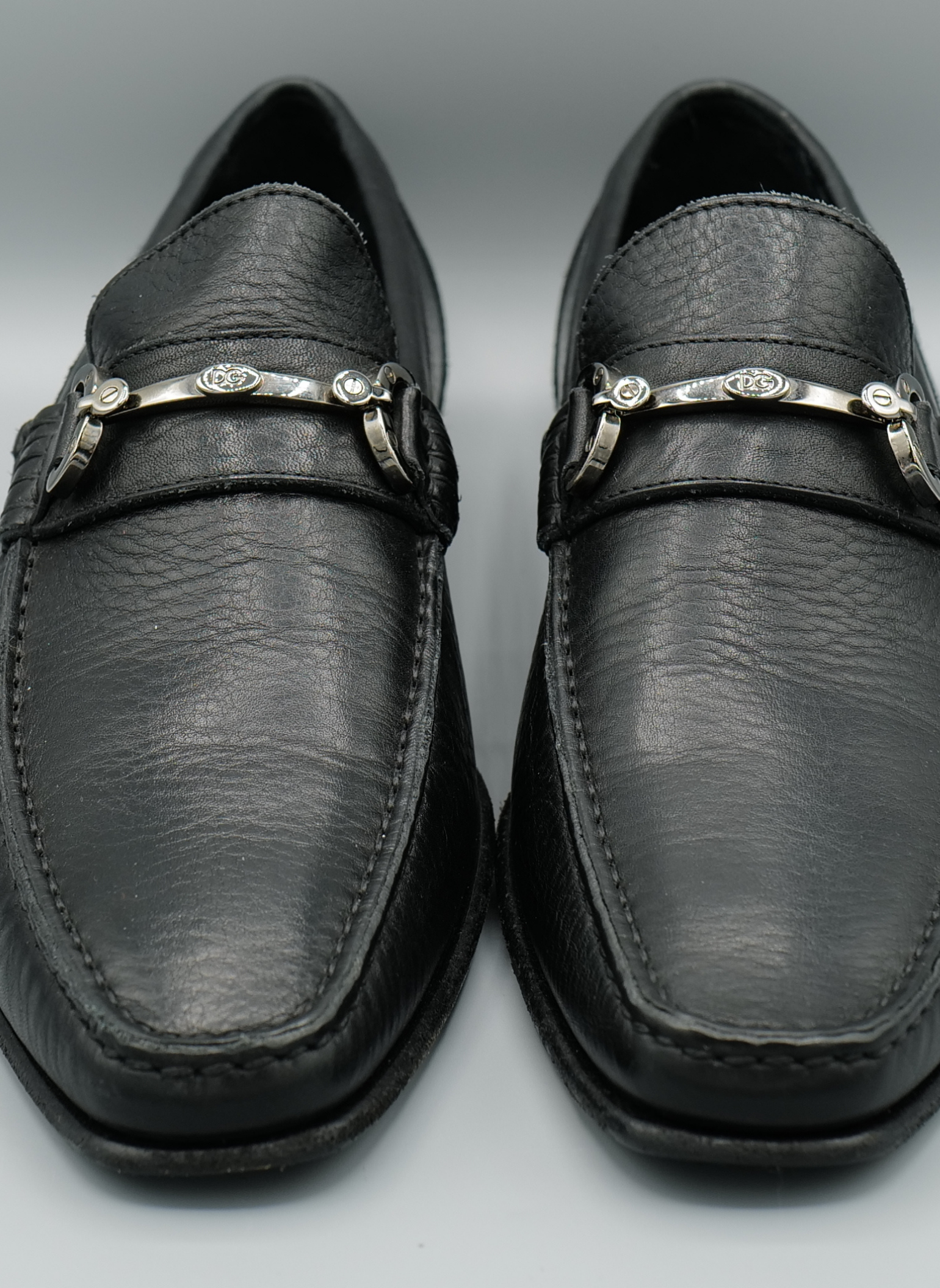 Mocasín de Cuero Negro