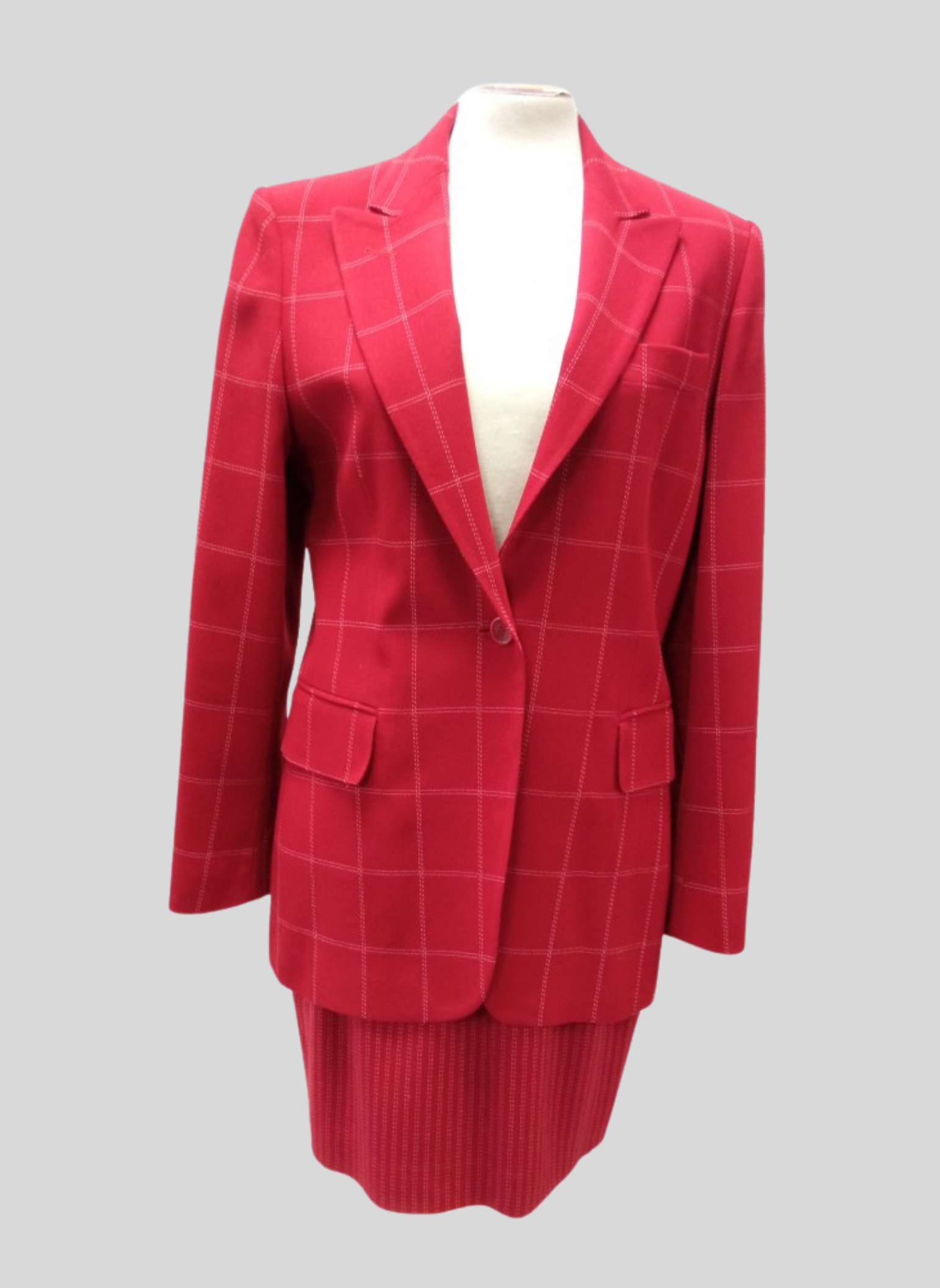 Traje de Chaqueta Rojo