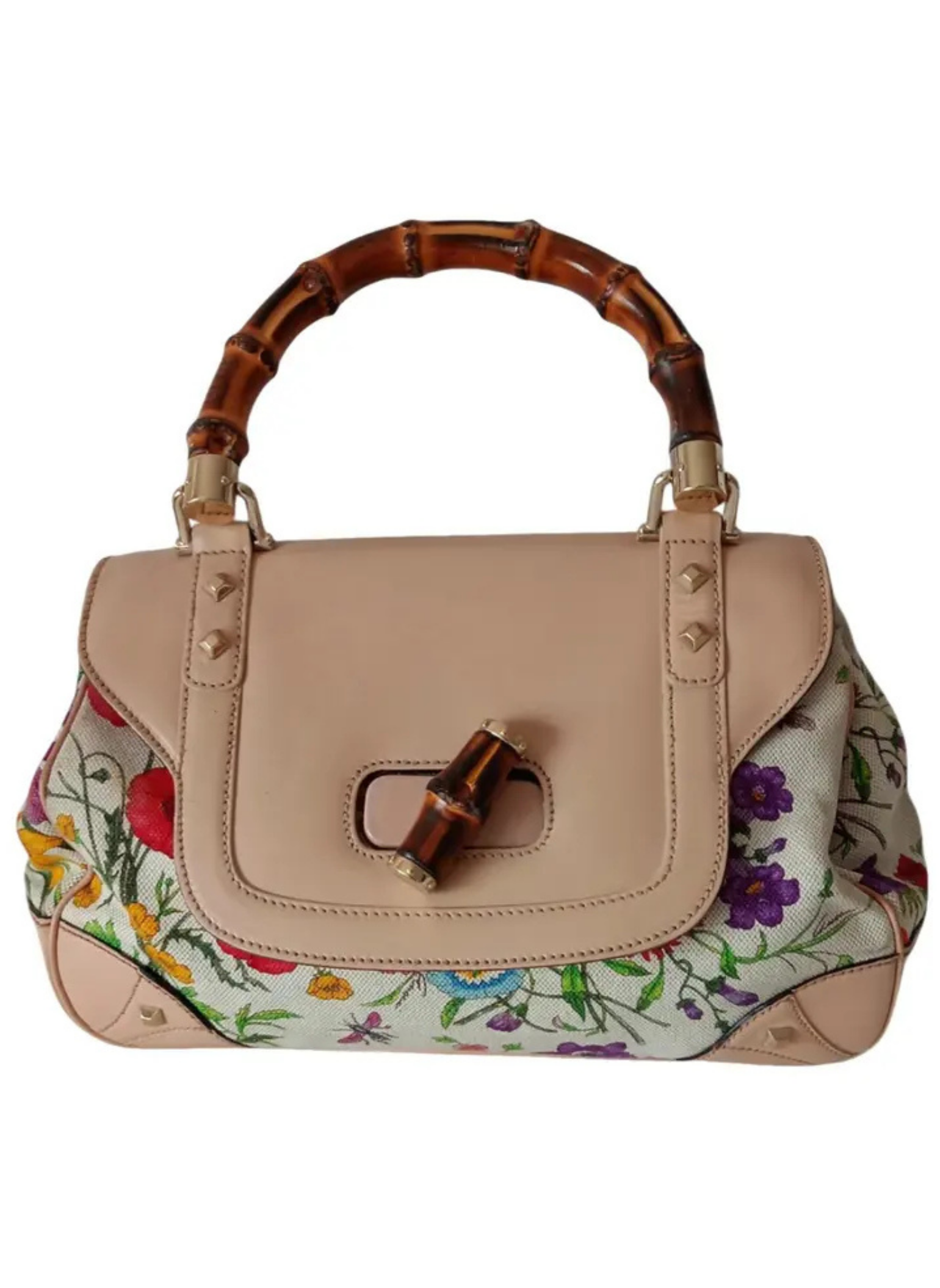 Bolso Canvas Floral Bamboo